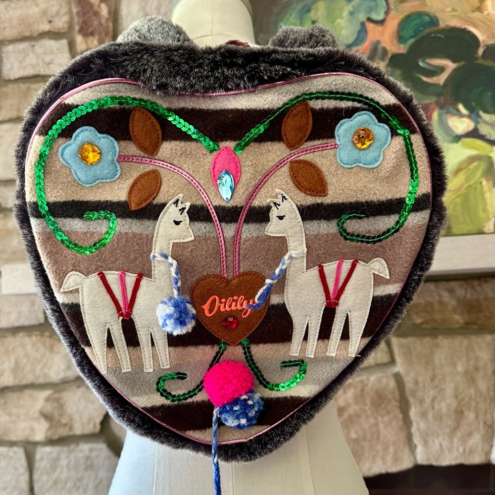 Oilily Backpack with Alpacas